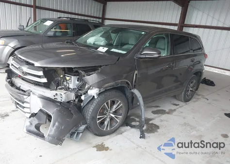 2017 Toyota Highlander Le from USA, damaged, VIN 5TDBZRFH6HS386710
